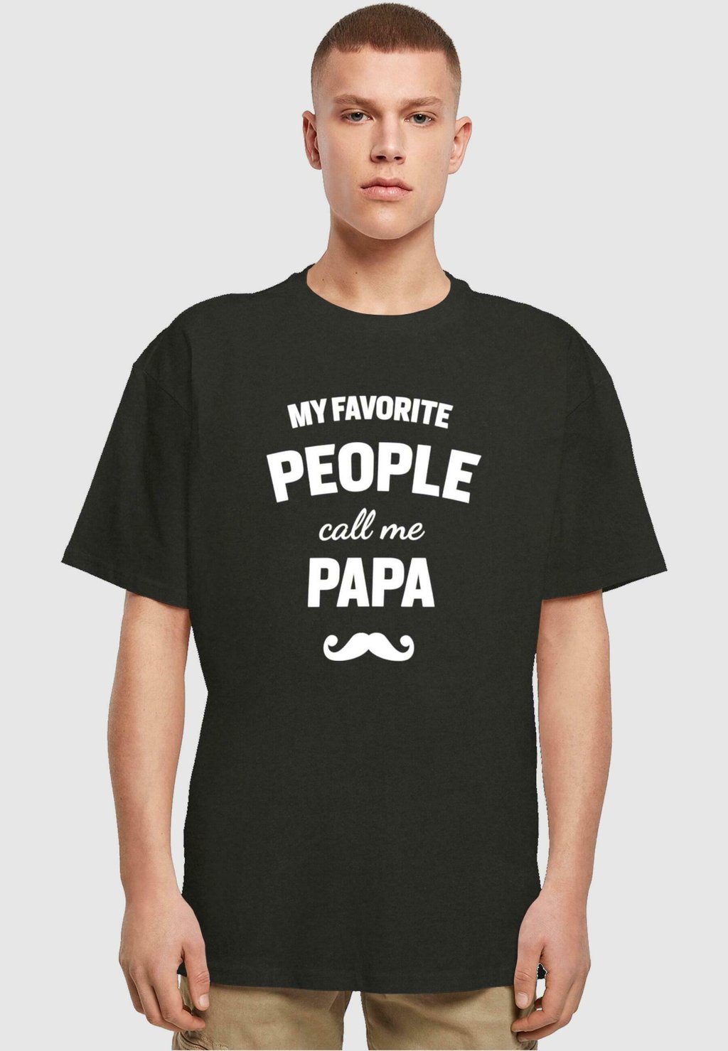 my favorite people call me daddy shirt Футболка с принтом FATHERS DAY-MY FAVORITE PEOPLE CALL ME PAPA Merchcode, цвет black