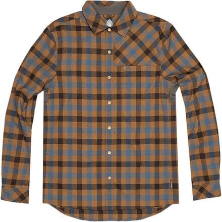

Фланелевая рубашка Shaka мужская Club Ride Apparel, цвет Graham Brown