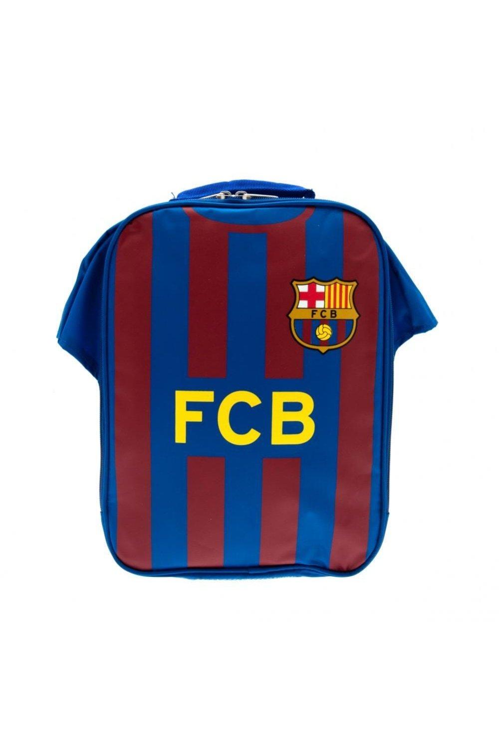 Сумка для обеда FC Barcelona, красный чехол mypads фк барселона мужской для doogee v11 задняя панель накладка бампер
