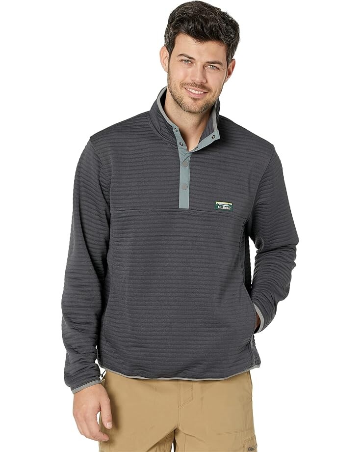 

Пуловер L.L.Bean Airlight Knit Pullover, цвет Alloy Gray Heather
