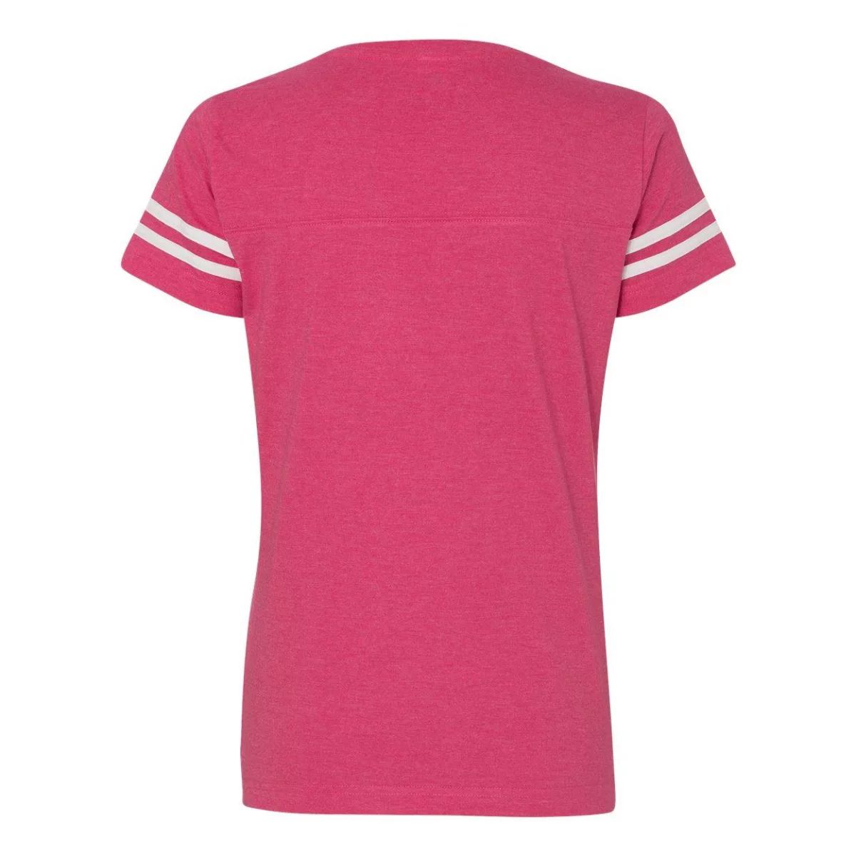 Женская футбольная футболка из тонкого джерси с v-образным вырезом LAT Floso