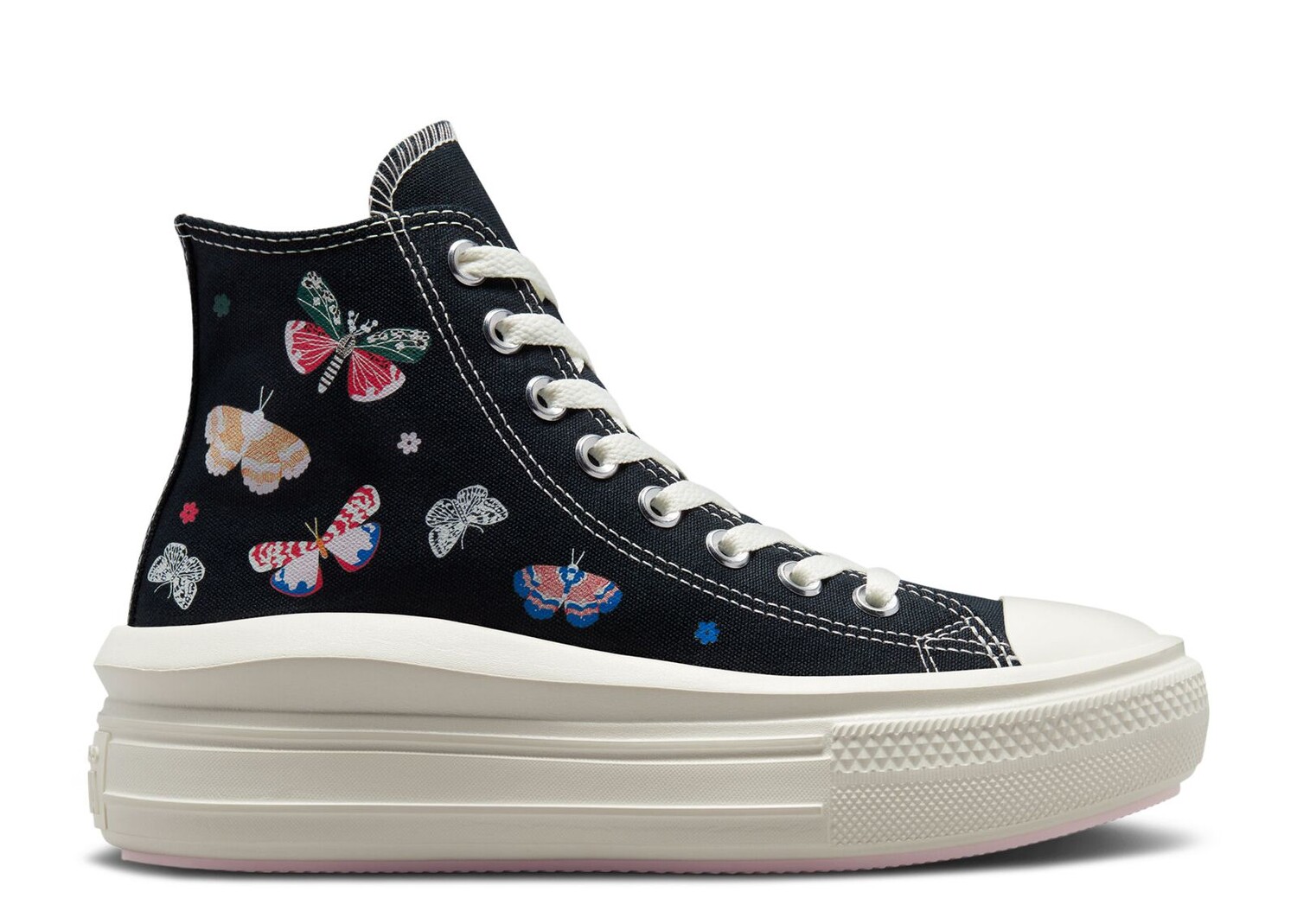 

Кроссовки Converse Wmns Chuck Taylor All Star Move Platform High 'Butterfly Wings', черный