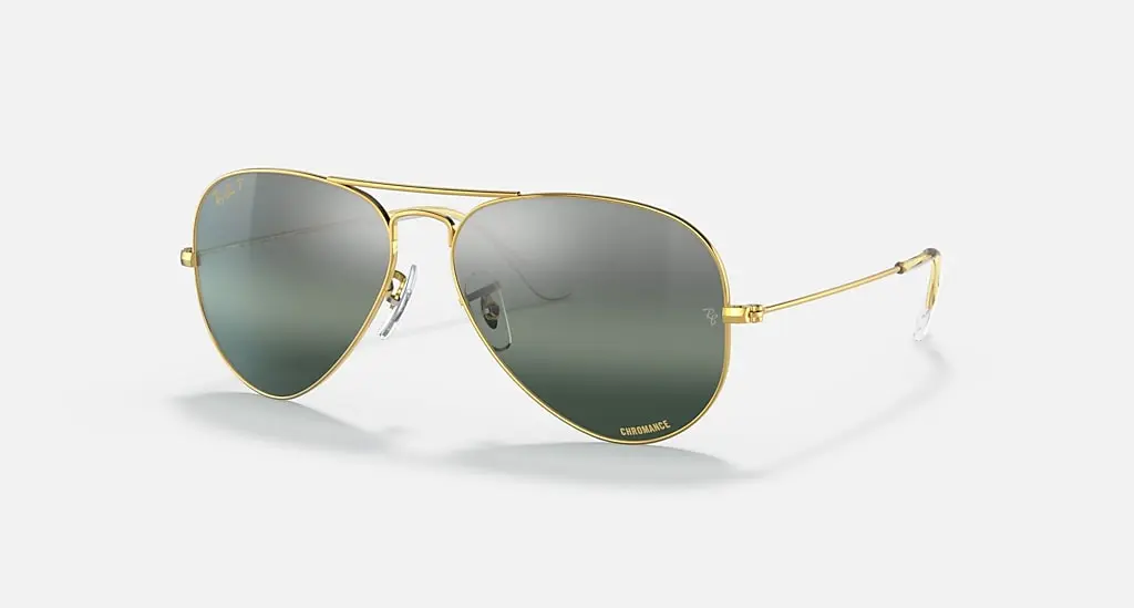 

Солнцезащитные очки Ray-Ban AVIATOR CHROMANCE, серебристый/синий