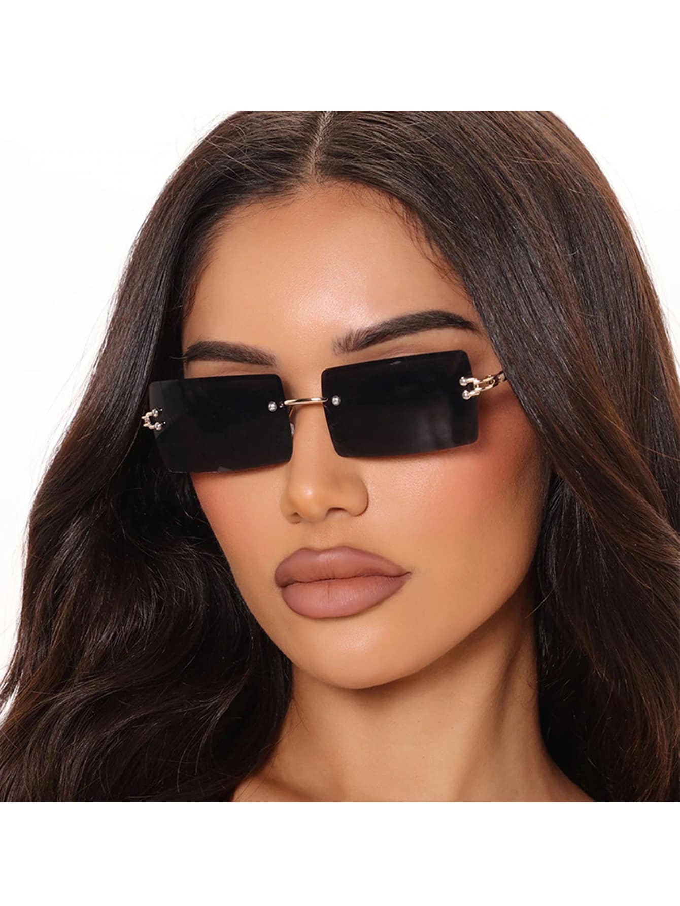 Солнцезащитные очки без оправы для женщин и мужчин солнцезащитные очки demix мультицвет