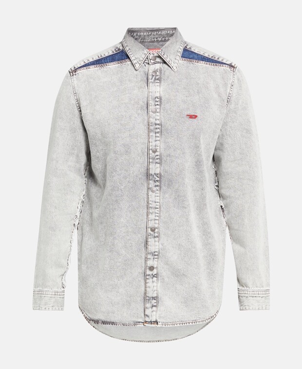 

Джинсовая куртка Diesel, цвет Medium Grey