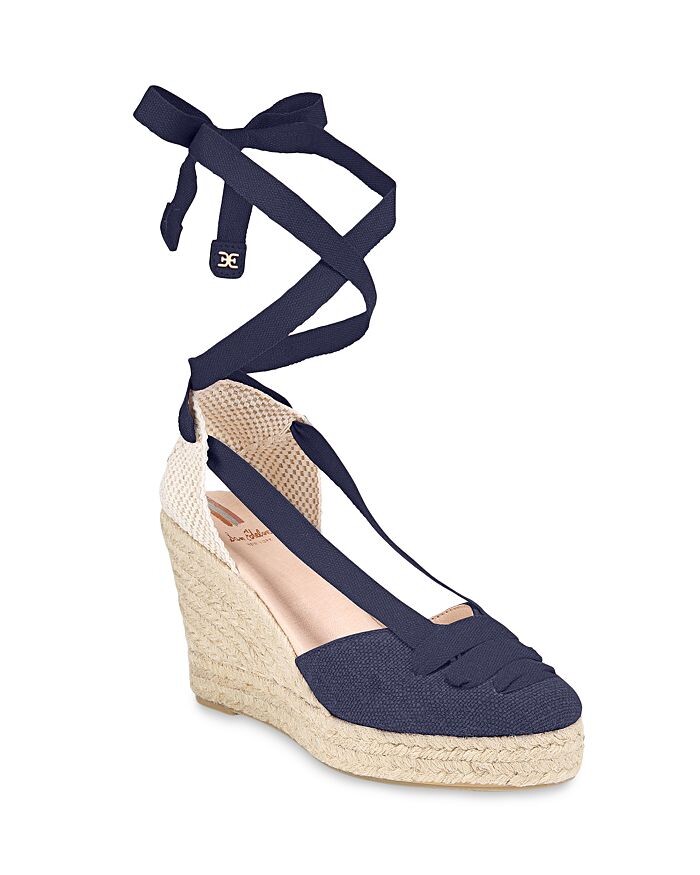 

Женские босоножки Margherita на танкетке с завязками на щиколотке и платформе Sam Edelman