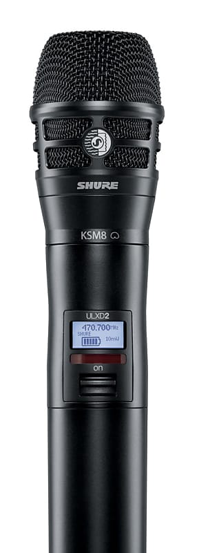 Микрофон Shure ULXD2/K8B-J50 Digital Handheld Transmitter with KSM8 Capsule. J50 Band ULXD2-K8B-J50A-U