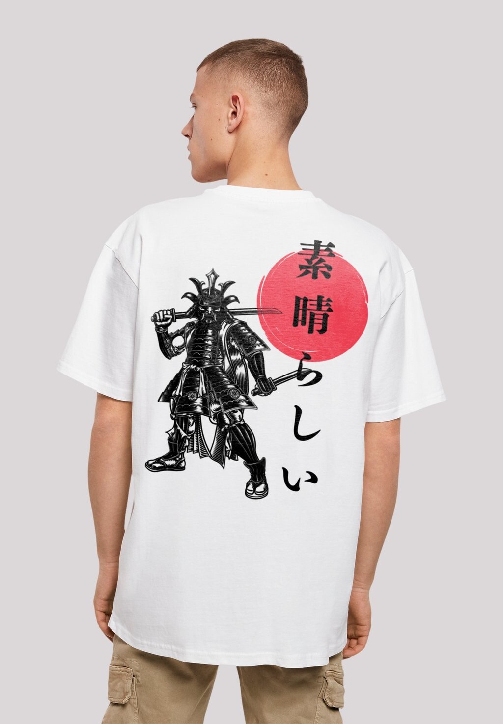

Футболка с принтом SAMURAI JAPAN GRAFIK F4NT4STIC, цвет weiß
