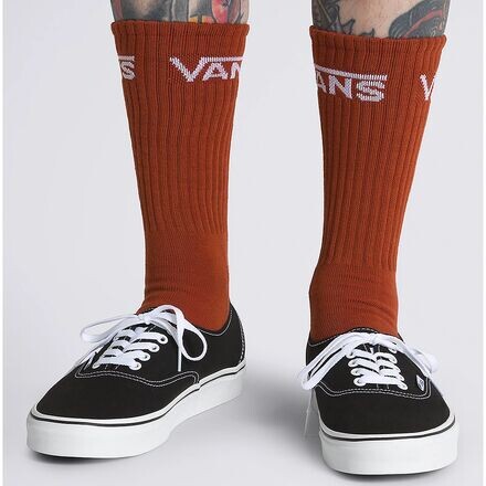 

Классические носки Crew — 3 пары мужские Vans, цвет Burnt Henna