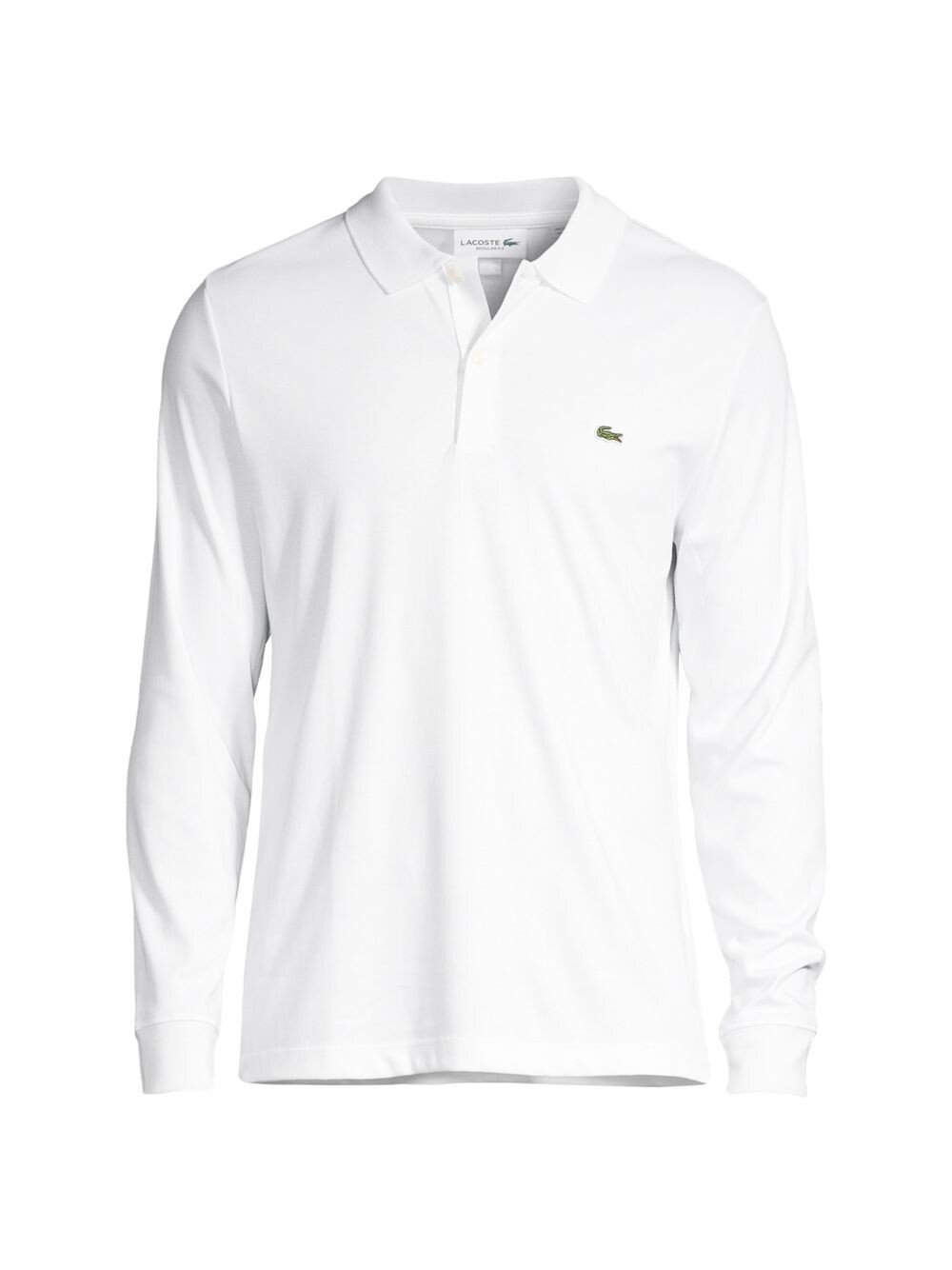 

Рубашка поло с длинными рукавами Lacoste, белый