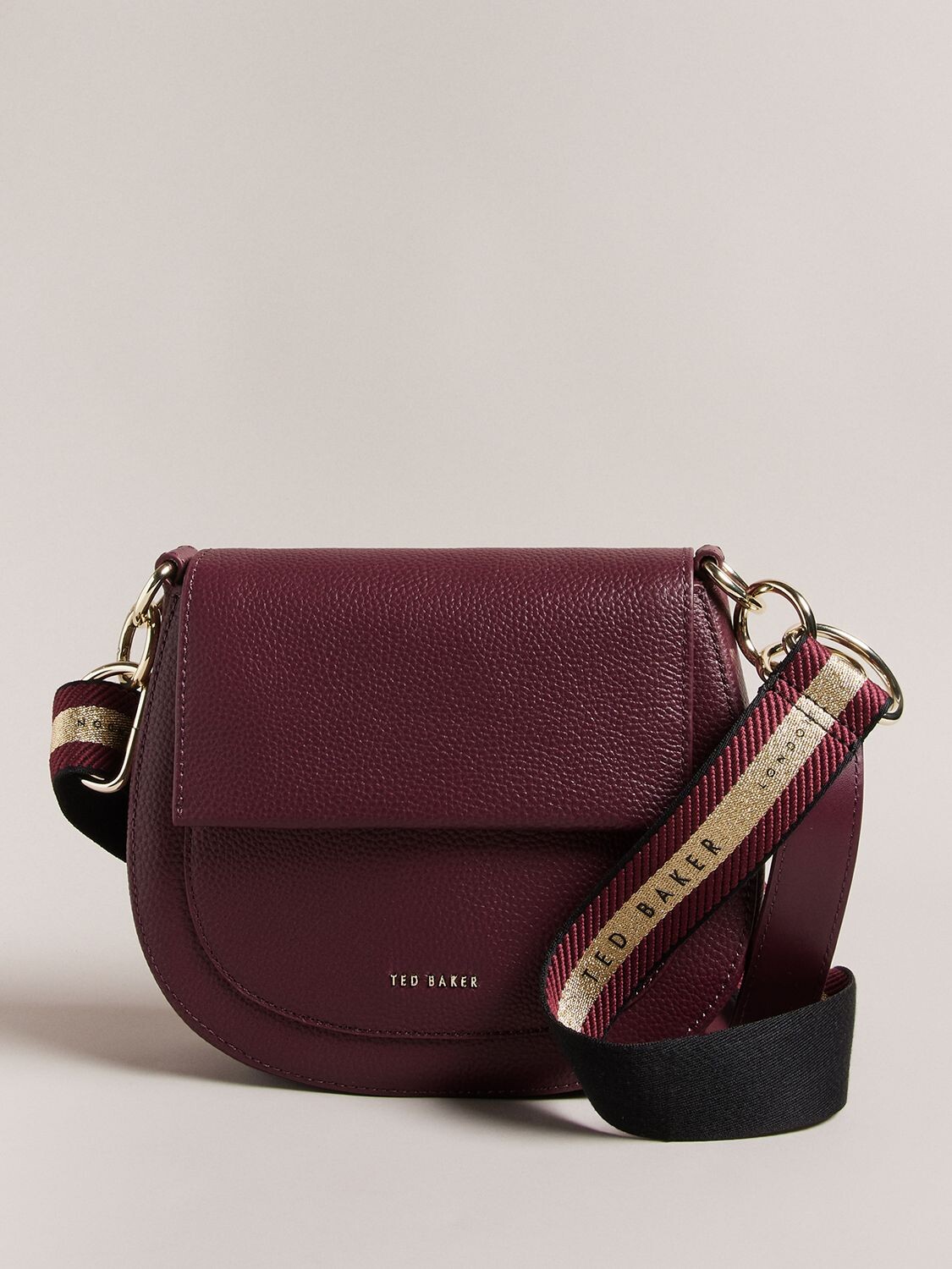 

Кожаная сумка через плечо Daliai Ted Baker, фиолетовый темный