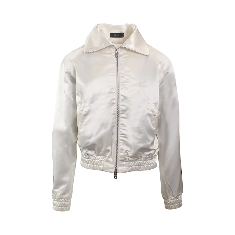 

Куртка Amiri Zip Track 'Stripe White/Black', черный