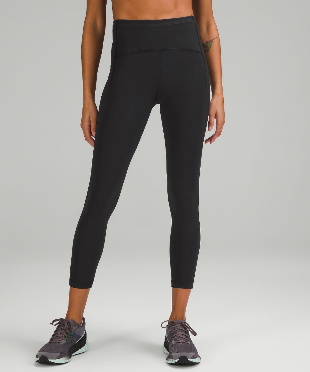 

Леггинсы Swift Speed с высокой посадкой Lululemon, черный