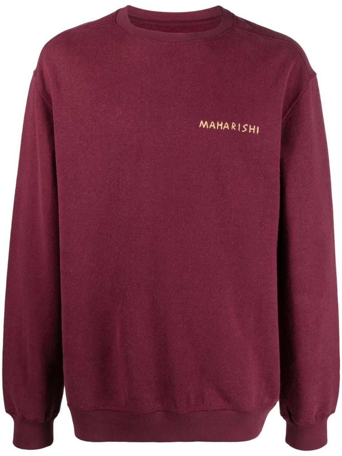 

Maharishi толстовка с логотипом и круглым вырезом, красный