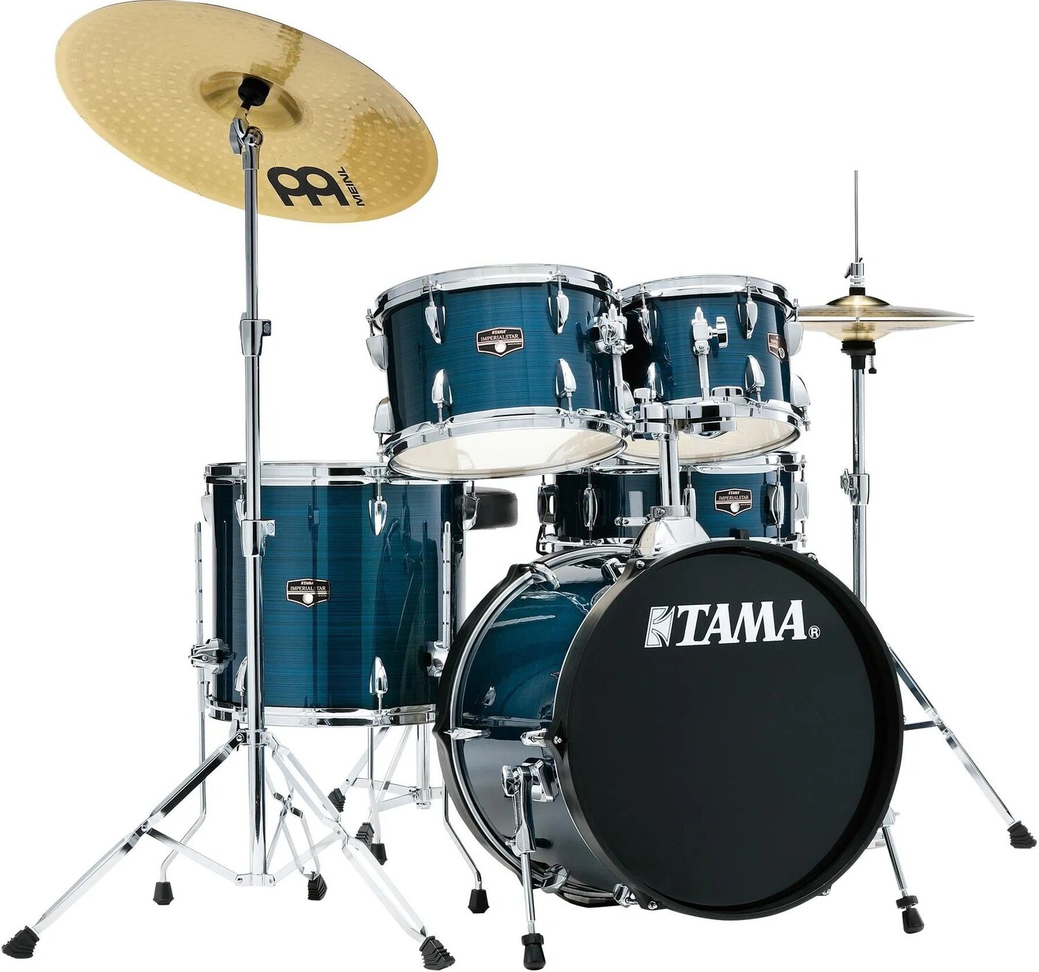

Tama Imperialstar IE58C Комплект из 5 предметов с малым барабаном и тарелками Meinl - Hairline Blue