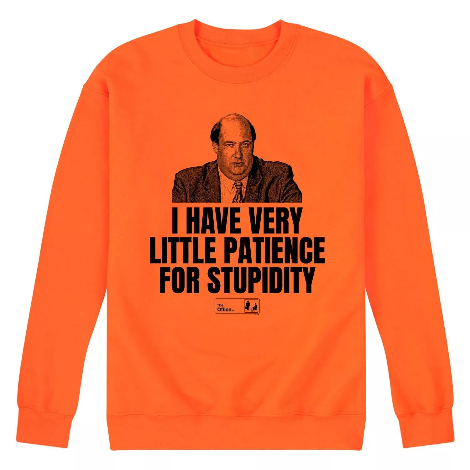 

Мужской свитшот The Office Very Little Patience Licensed Character