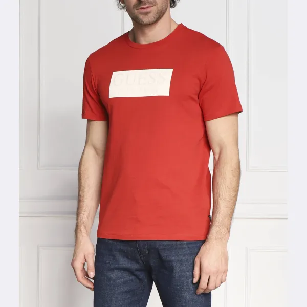 

Футболка узкого кроя SS BSC est.1981 Guess, красный