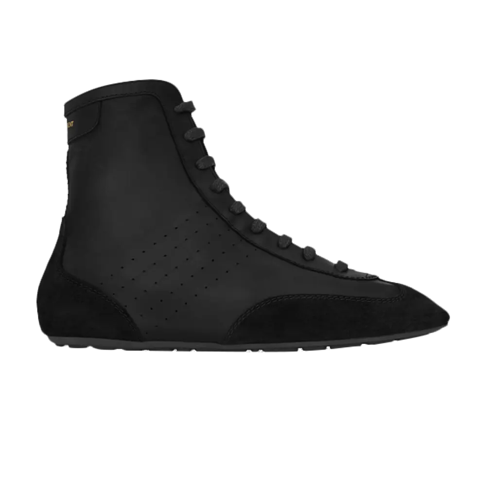 

Высокие кроссовки Saint Laurent Lou High Top Sneaker, черный