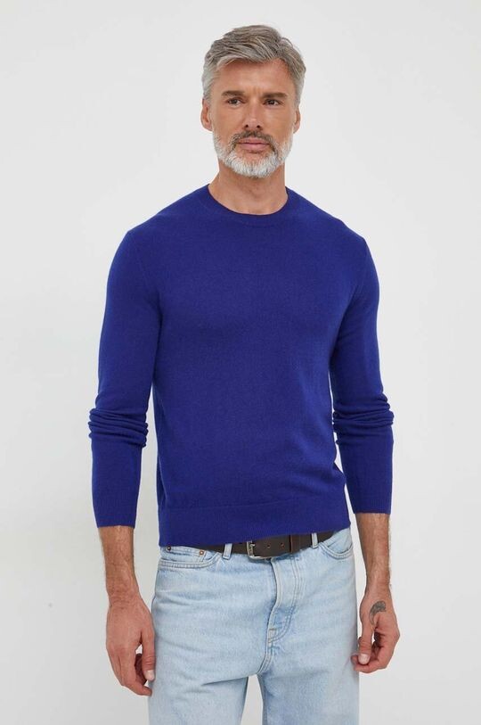 

Кашемировый свитер United Colors of Benetton, синий