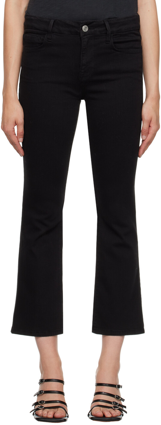 

Черные укороченные джинсы Le Crop Mini Boot FRAME