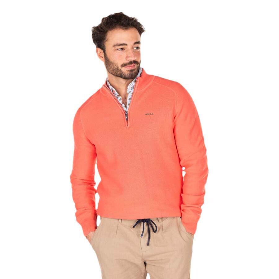 

Свитер Nza New Zealand Kairaki Half Zip, оранжевый