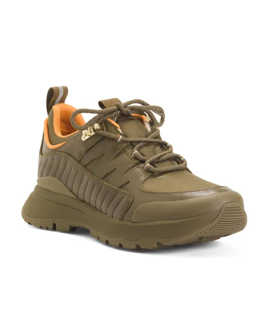 

Кожаные уличные кроссовки Neo D Hyker Fitflop, цвет Mossy