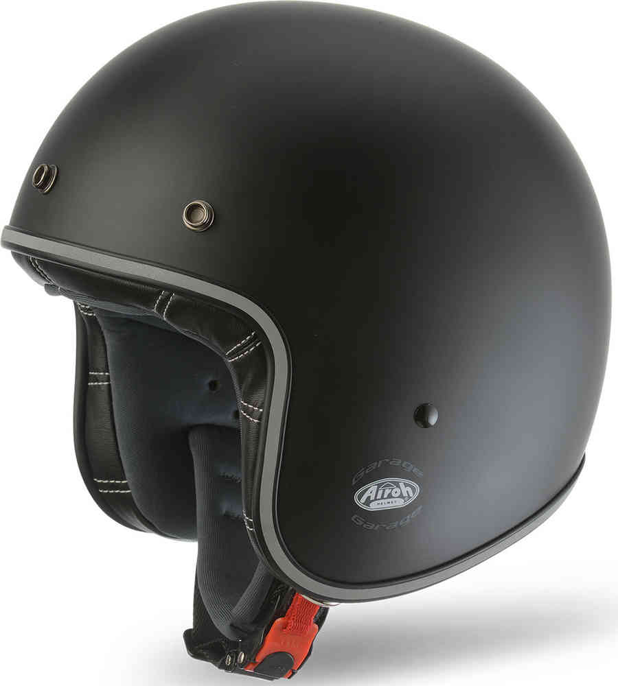 Гаражный реактивный шлем Airoh, черный мэтт ixs880 1 16 sv реактивный шлем ixs черный мэтт