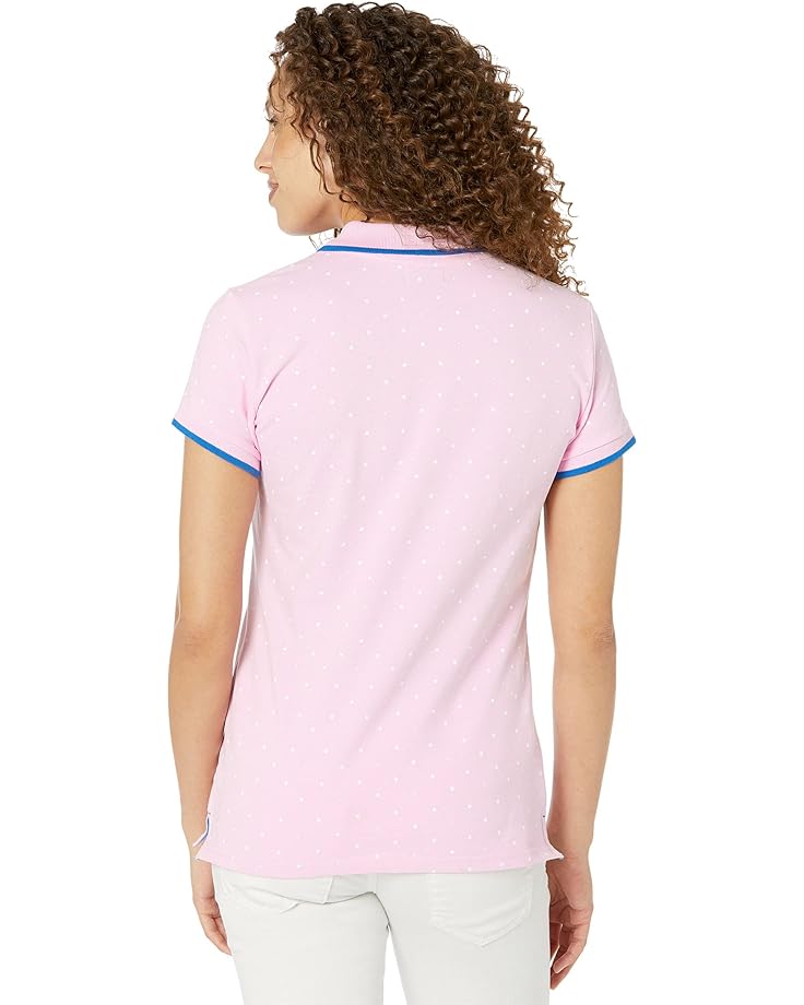 Поло U.S. POLO ASSN. Dot Print Polo Shirt, цвет Rose Sachet