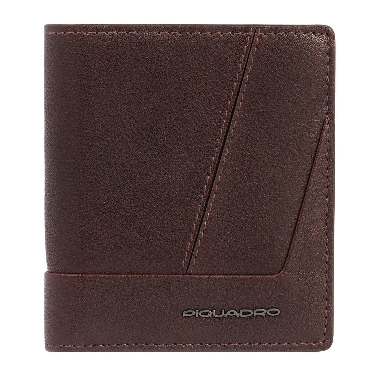

Кошелек Piquadro Carl RFID Schutz Leder 10 см, темно-коричневый