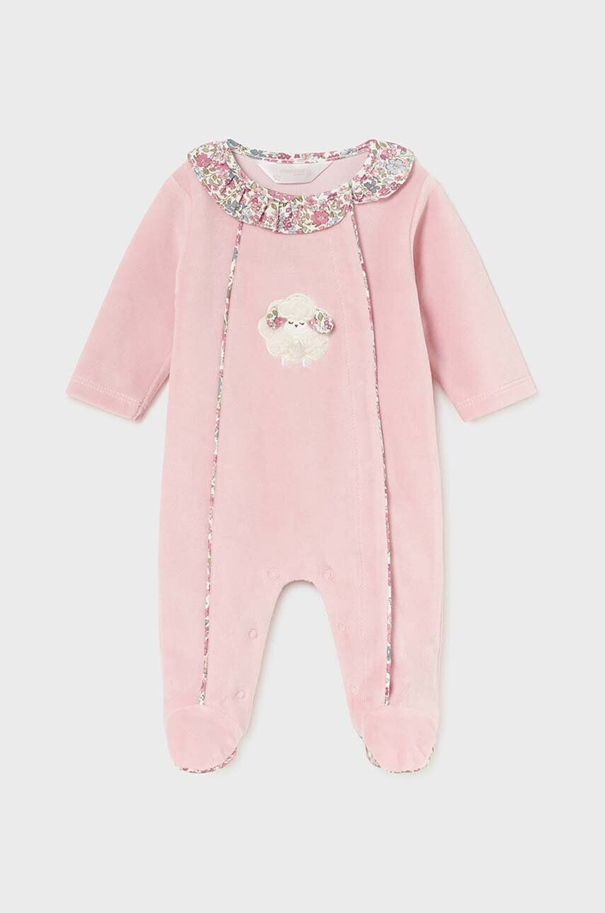 

Mayoral Шерстяной комбинезон для новорожденных Mayoral Newborn, розовый