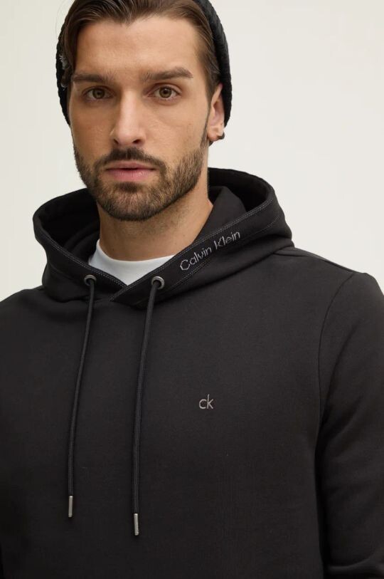 

Хлопковая толстовка Calvin Klein, черный