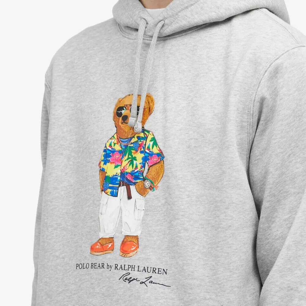 

Polo Ralph Lauren Толстовка с медведем Beach Club, серый