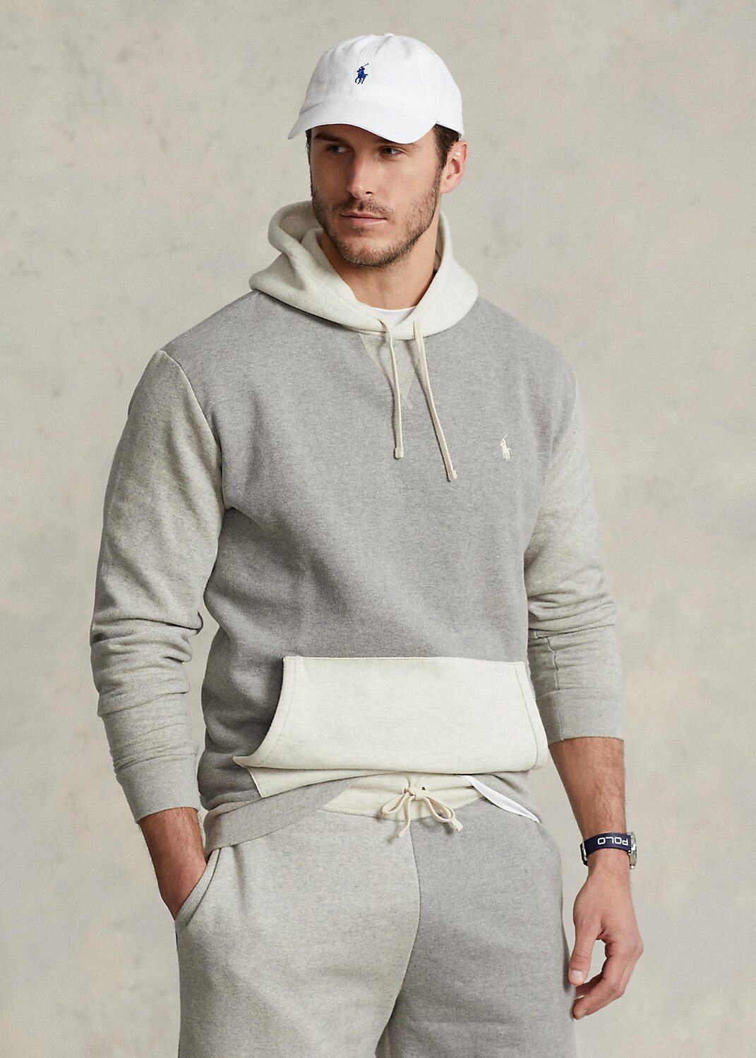 

Худи Fleece с цветными блоками