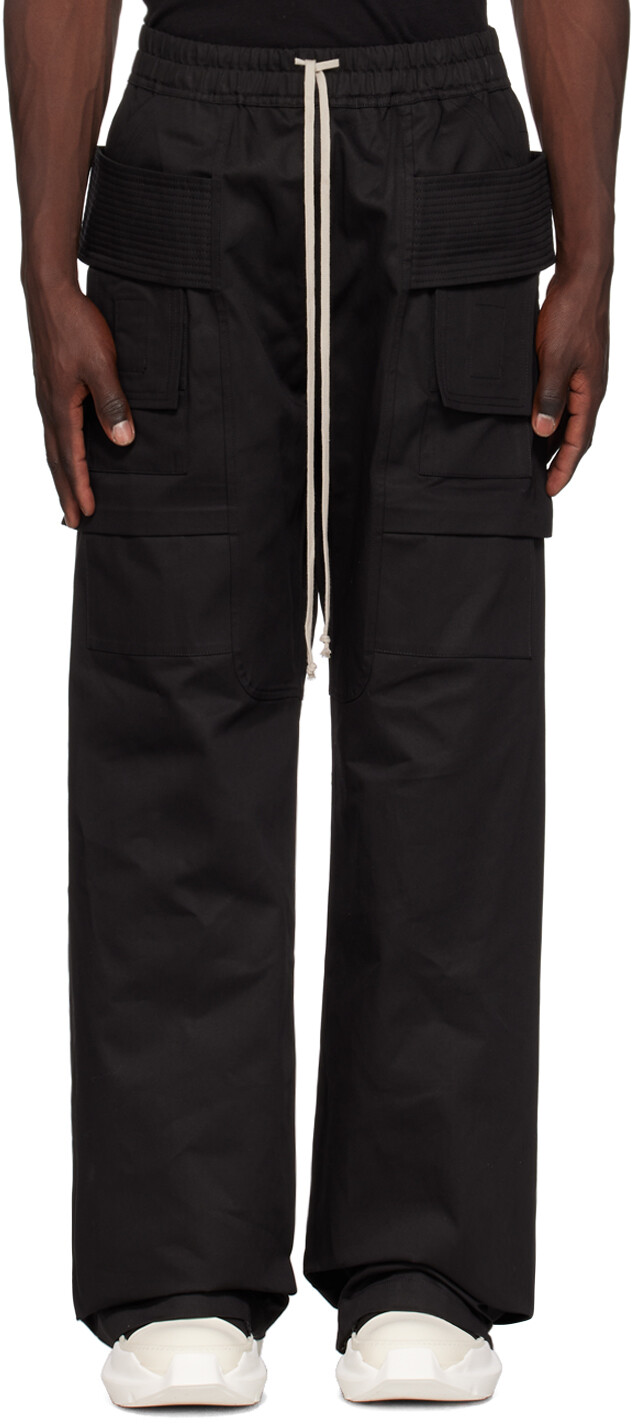 

Черные брюки-карго Creatch Rick Owens DRKSHDW, Черный