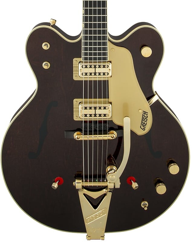 

Электрогитара Gretsch G6122T-62 Vintage Select Edition '62 Chet Atkins Country Gentleman w/Bigsby TV Jones Walnut Stain w/case