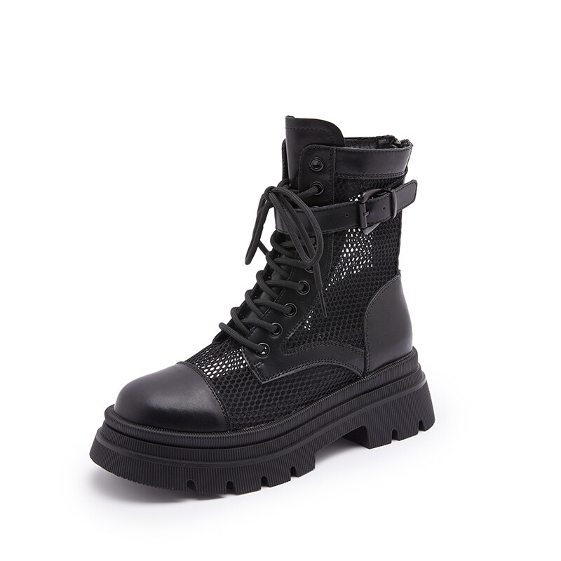 

Ботинки Martin Boot женские Jietegongyang, черный