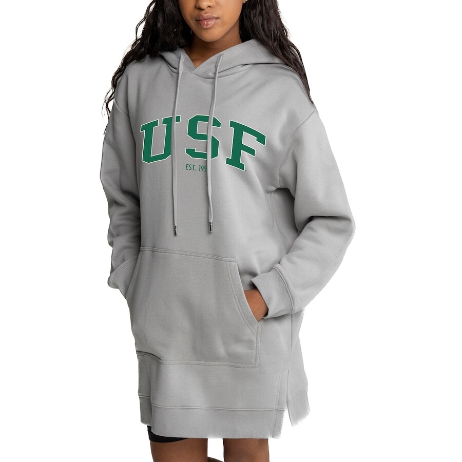 

Платье-худи Gameday Couture South Florida Bulls, серый