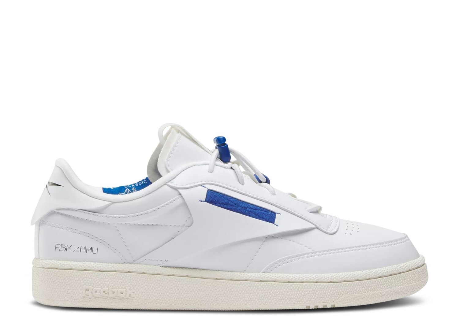 

Кроссовки Reebok Milk Makeup X Club C Extra Vegan 'Black Vector Blue', белый