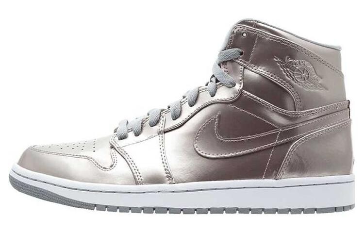 

Кроссовки Jordan 1 Retro High 'Metallic Zinc', серебряный, Серый, Кроссовки Jordan 1 Retro High 'Metallic Zinc', серебряный