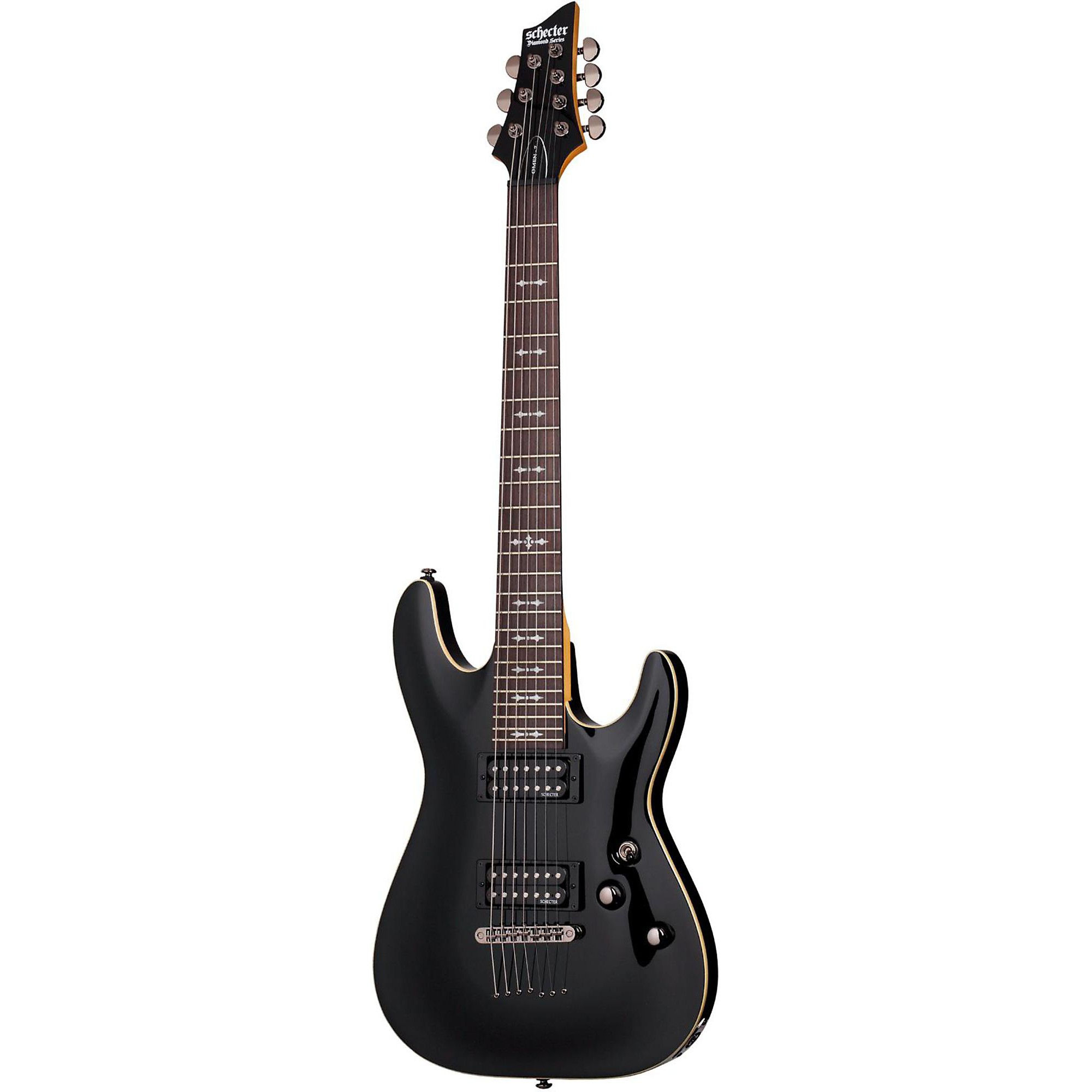 цена Schecter Guitar Research OMEN-7 Электрогитара черная