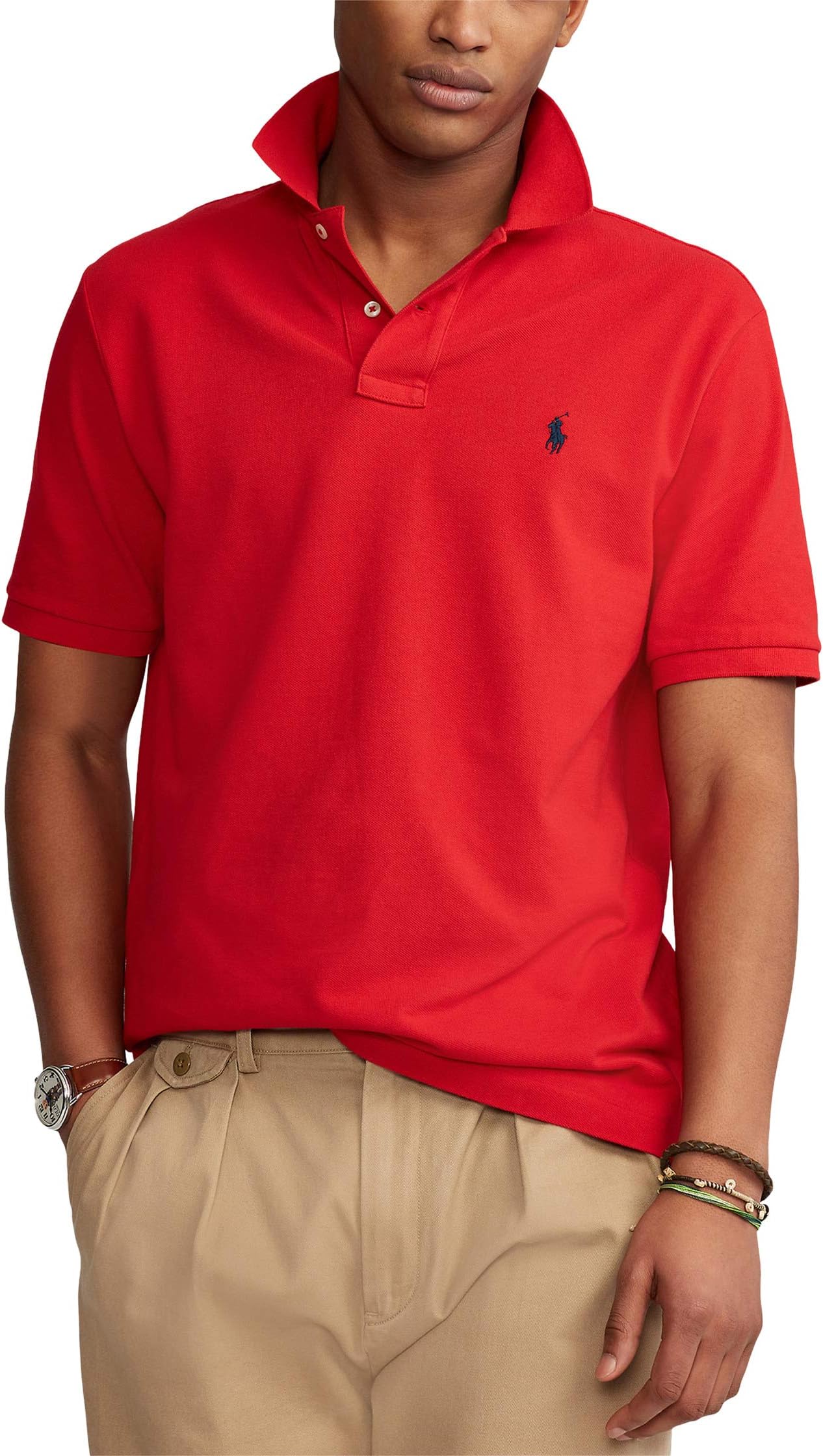 цена Рубашка-поло Classic Fit Mesh Polo Polo Ralph Lauren, цвет RL2000 Red