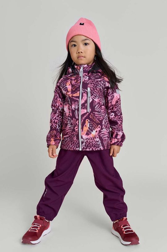 Детская куртка Reima Vantti, фиолетовый куртка детская reima softshell vantti темно синий