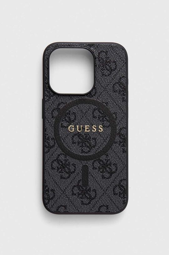 

Чехол для iPhone 15 Pro 6,1 дюйма Guess, черный