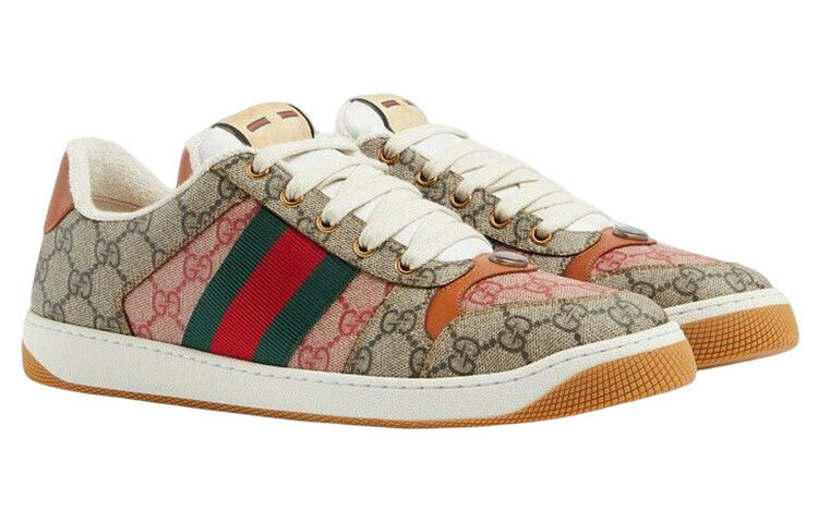 

Кроссовки GUCCI Screener Skate, бежевый/зеленый/красный