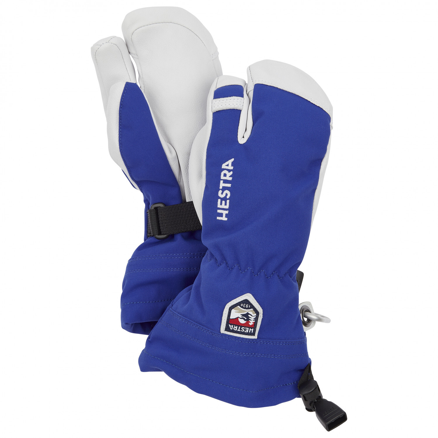 

Перчатки Hestra Army Leather Heli Ski 3 Finger, цвет Royal Blue
