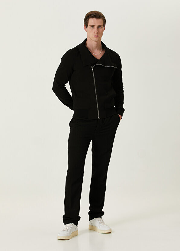 

Черные шерстяные брюки Rick Owens, Черный