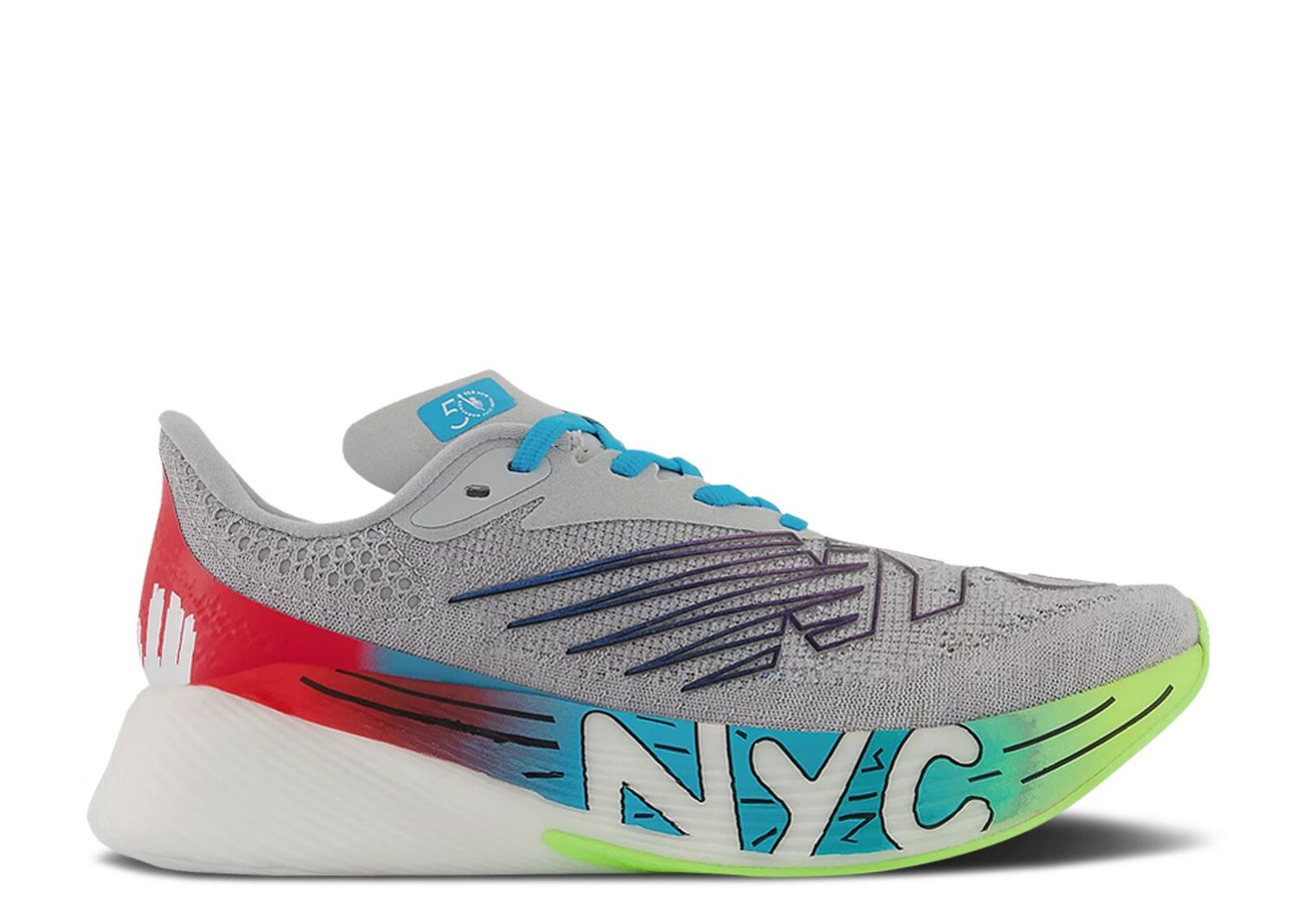 

Кроссовки New Balance Wmns Fuelcell Rc Elite V2 'Nyc Marathon', серый