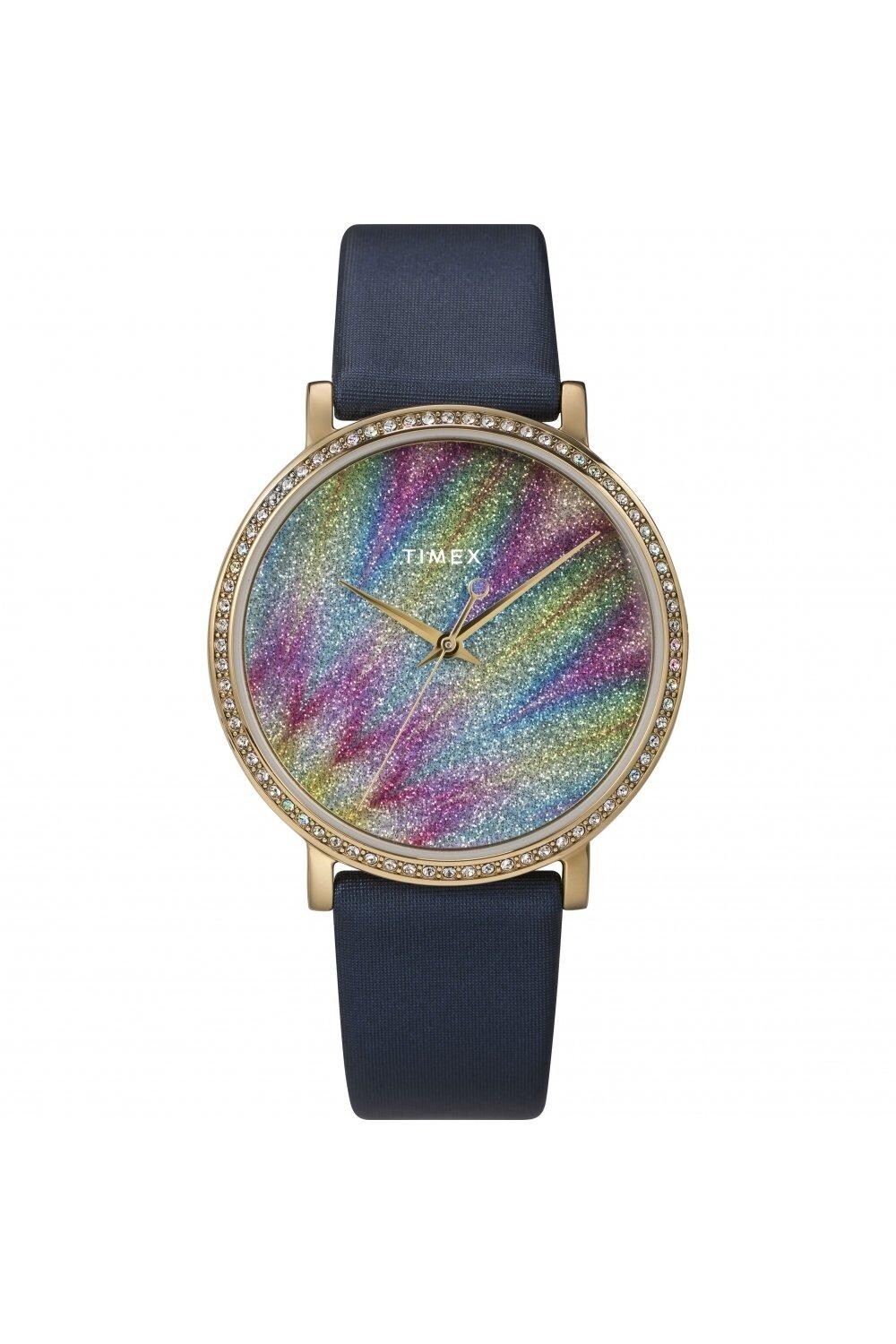 

Классические аналоговые кварцевые часы City Collection — Tw2U40800 Timex, мультиколор