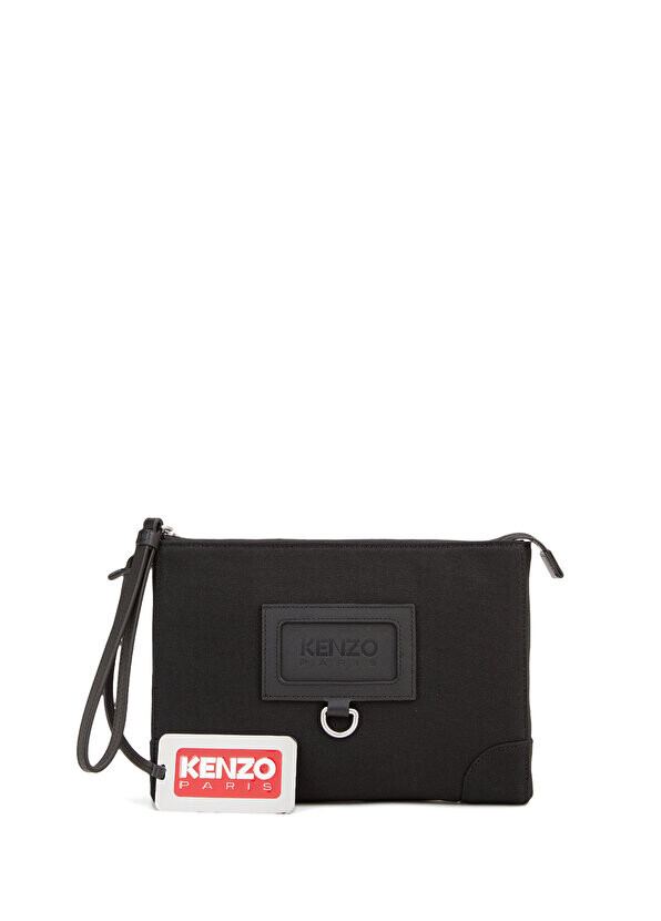 

Женская сумка для рук с черным логотипом Kenzo