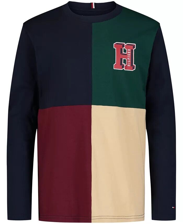 

Футболка с длинными рукавами Little Boys Quad PCD Tommy Hilfiger, синий